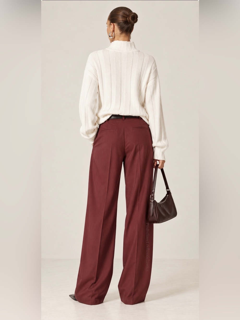 J.Crew knit Ribbed cotton mockneck sweater in ivory - Picture 2 of 10